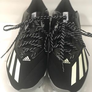 Adidas Dual Threat 2 Baseball CleatsBlack/white